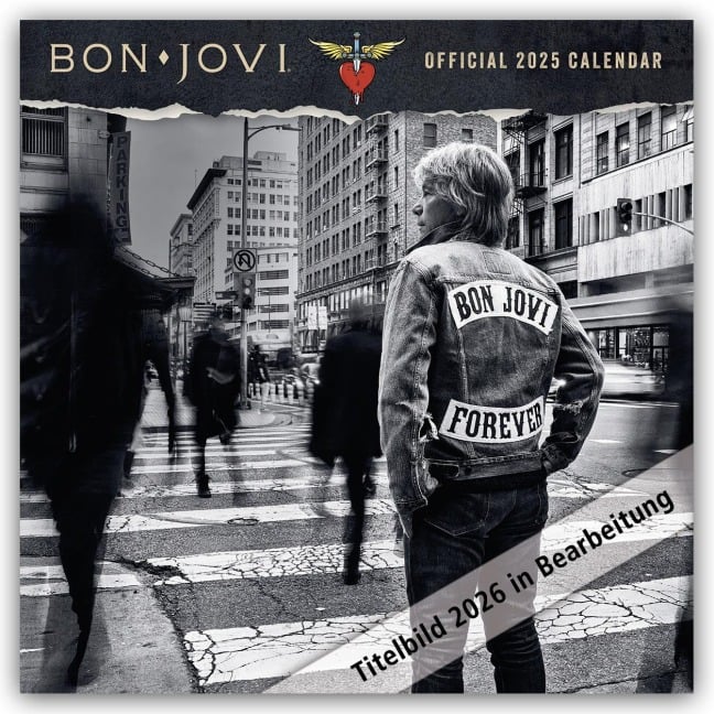 Bon Jovi - Offizieller Kalender 2026 - Danilo Promotion Ltd