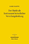 Cover-Bild zum Titel 'Der Markt als Instrument hoheitlicher Verteilungslenkung' von 'Mario Martini'