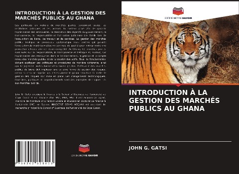 INTRODUCTION À LA GESTION DES MARCHÉS PUBLICS AU GHANA - John G. Gatsi