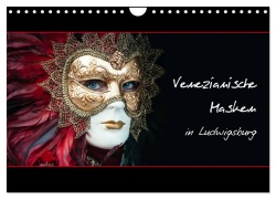 Venezianische Masken in Ludwigsburg (Wandkalender 2025 DIN A4 quer), CALVENDO Monatskalender - Harald M. Koch