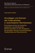 Cover-Bild zum Titel 'Grundlagen und Grenzen des Folterverbotes in verschiedenen Rechtskreisen' von 'Anja Katarina Weilert'