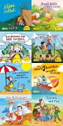 Cover-Bild zum Titel 'Pixi-8er-Set 268: In die Ferien mit Pixi (8x1 Exemplar)' von 'Miriam Cordes, Ruth Rahlff, Sabine Dully, Rüdiger Paulsen, Simone Nettingsmeier'