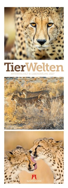 Tierwelten Triplet-Kalender 2027 | Artenvielfalt & Lebensräume - Ackermann Kunstverlag GmbH