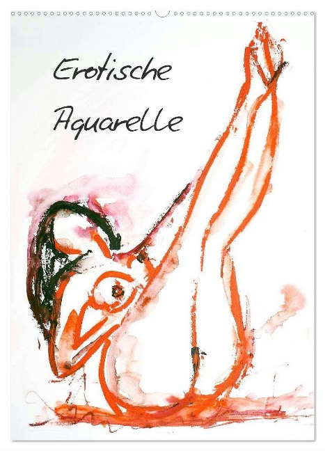 Erotische Aquarelle (Wandkalender 2024 DIN A2 hoch), CALVENDO Monatskalender - Gerhard Kraus