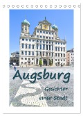 Augsburg - Gesichter einer Stadt (Tischkalender 2024 DIN A5 hoch), CALVENDO Monatskalender - Bettina Hackstein