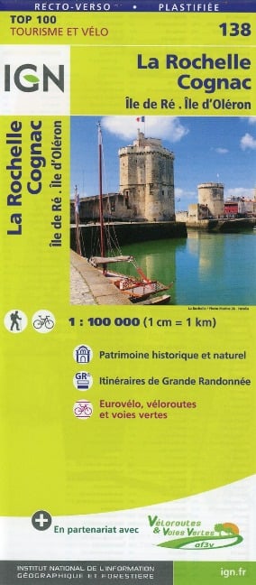 La Rochelle Cognac 1:100 000 - 