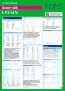 Cover-Bild zum Titel 'PONS Grammatik auf einen Blick Latein' von ''