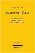 Cover-Bild zum Titel 'Gesammelte Aufsätze' von 'Klaus Schlaich'