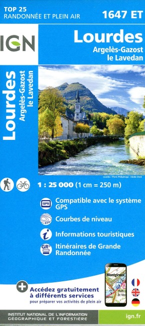 Lourdes 1:25 000 - 