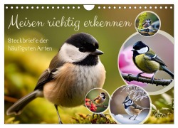 Cover-Bild zum Titel 'Meisen richtig erkennen (Wandkalender 2026 DIN A4 quer), CALVENDO Monatskalender' von 'Claudia Kleemann'