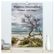 Cover-Bild zum Titel 'Wunderbare Ostseelandschaft Fischland-Darß-Zingst (hochwertiger Premium Wandkalender 2026 DIN A2 hoch), Kunstdruck in Hochglanz' von 'Natalja Thomas'