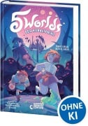 Cover-Bild zum Titel '5 Worlds (Band 2) - Der Kobaltprinz' von 'Mark Siegel, Alexis Siegel'