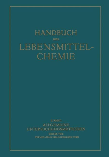 Allgemeine Untersuchungsmethoden - A. Bömer, R. Strohecker, K. Täufel, A. Thiel, F. Volbert
