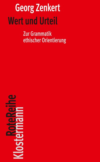 Wert und Urteil - Georg Zenkert