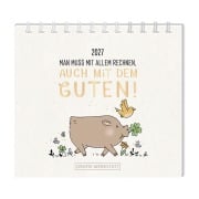 Cover-Bild zum Titel 'Mini-Kalender 2027 Man muss mit allem rechnen' von ''