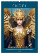 Engel. Goldverzierte Schönheiten in zeitloser Eleganz (Wandkalender 2026 DIN A2 hoch), CALVENDO Monatskalender - Rose Hurley