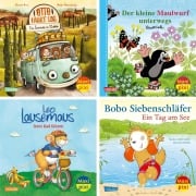 Cover-Bild zum Titel 'Maxi-Pixi-4er-Set 127: Draußen unterwegs (4x1 Exemplar)' von 'Diverse'