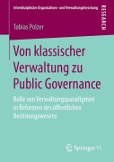Cover-Bild zum Titel 'Von klassischer Verwaltung zu Public Governance' von 'Tobias Polzer'