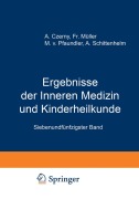 Cover-Bild zum Titel 'Ergebnisse der Inneren Medizin und Kinderheilkunde' von 'M. V. Pfaundler, A. Schittenhelm'