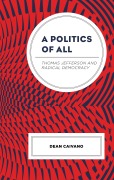 Cover-Bild zum Titel 'A Politics of All' von 'Dean Caivano'