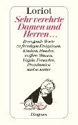 Cover-Bild zum Titel 'Sehr verehrte Damen und Herren' von 'Loriot'