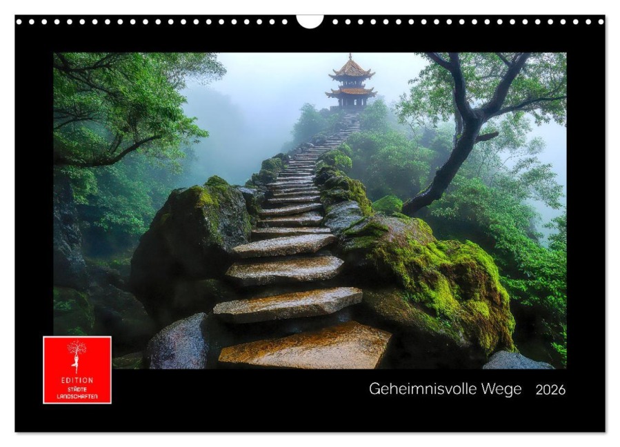 Geheimnisvolle Wege (Wandkalender 2026 DIN A3 quer), CALVENDO Monatskalender - Peter Roder