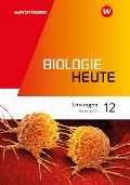 Cover-Bild zum Titel 'Biologie heute SII 12. Lösungen. Ausgabe Bayern' von ''