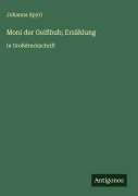 Cover-Bild zum Titel 'Moni der Geißbub; Erzählung' von 'Johanna Spyri'