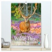 Wilde Tiere: Zuhause in Wald und Flur (hochwertiger Premium Wandkalender 2026 DIN A2 hoch), Kunstdruck in Hochglanz - Calvendo Calvendo