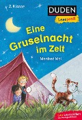 Cover-Bild zum Titel 'Duden Leseprofi - Eine Gruselnacht im Zelt, 2. Klasse' von 'Manfred Mai'
