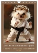Cover-Bild zum Titel 'Great fun with animal karate fighters (Wall Calendar 2026 DIN A4 portrait), CALVENDO 12 Month Wall Calendar' von 'Peter Ruebsamen'