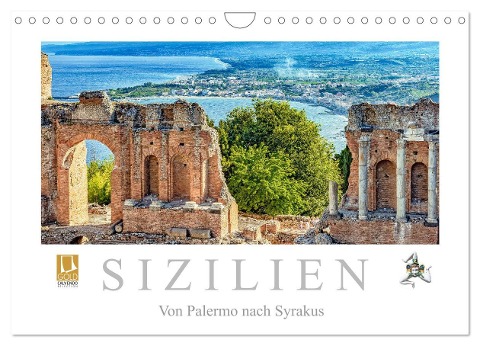 Sizilien - Von Palermo nach Syrakus (Wandkalender 2025 DIN A4 quer), CALVENDO Monatskalender - Dieter Meyer