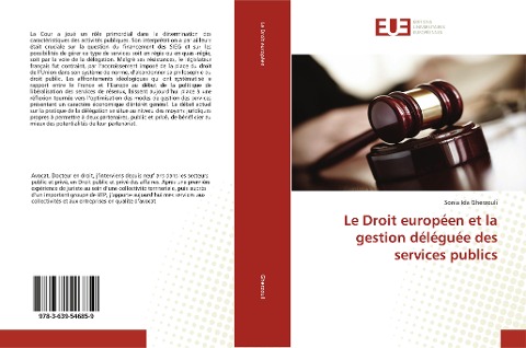 Le Droit européen et la gestion déléguée des services publics - Sonia Ida Gherzouli