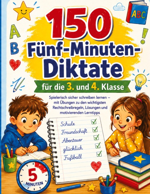 150 Fünf-Minuten-Diktate für die 3. und 4. Klasse - Dominik Mikulaschek