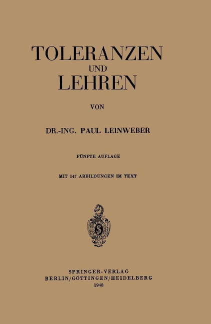 Toleranzen und Lehren - Paul Leinweber