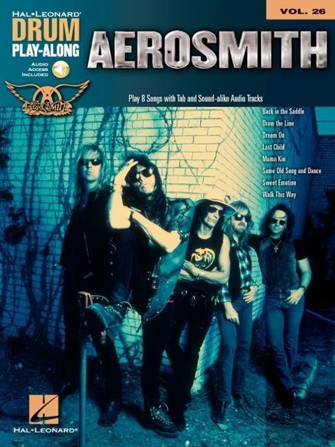 Aerosmith Drum Play-Along Volume 26 Book/Online Audio [With CD (Audio)] - Aerosmith