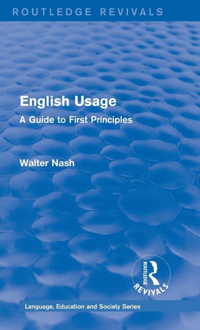 Routledge Revivals - Walter Nash
