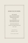 Cover-Bild zum Titel 'Die Krisis Der Europäischen Wissenschaften Und Die Transzendentale Phänomenologie' von 'Reinhold N. Smid, Edmund Husserl'
