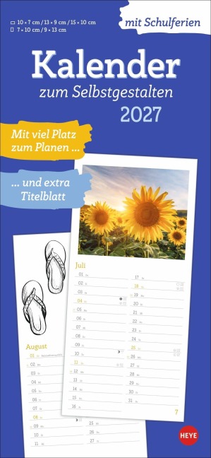 Kalender zum Selbstgestalten 2027 - 