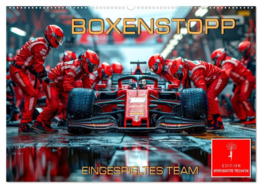 Boxenstopp - eingespieltes Team (Wandkalender 2026 DIN A2 quer), CALVENDO Monatskalender - Peter Roder