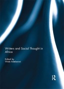 Cover-Bild zum Titel 'Writers and Social Thought in Africa' von ''