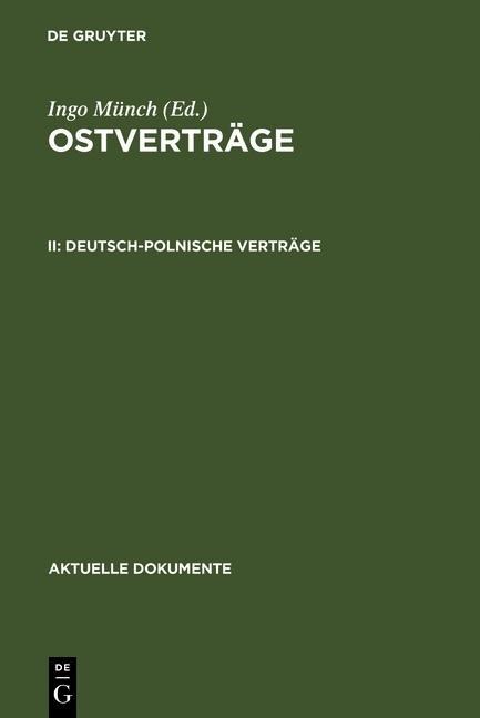 Deutsch-polnische Verträge - 