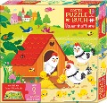 Cover-Bild zum Titel 'Erstes Puzzle & Buch: Bauernhoftiere' von 'Sam Taplin'