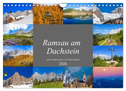 Cover-Bild zum Titel 'Ramsau am Dachstein (Wandkalender 2026 DIN A4 quer), CALVENDO Monatskalender' von 'Christa Kramer'