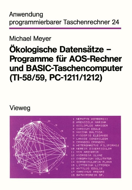 Ökologische Datensätze - Programme für AOS-Rechner und BASIC-Taschencomputer (TI-58/59, PC-1211/1212) - Michael Meyer