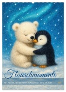 Cover-Bild zum Titel 'Flauschmomente - Mit niedlichen Tierfreundschaften durchs Jahr (Wandkalender 2027 DIN A2 hoch), CALVENDO Monatskalender' von 'Fred Schimak'