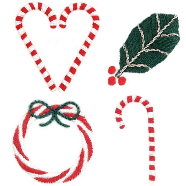 Stick and Stitch Packung Zuckerstangen Mix - 