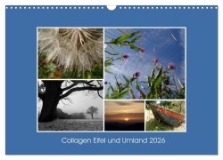 Cover-Bild zum Titel 'Collagen aus Eifel und Umland 2026 (Wandkalender 2026 DIN A3 quer), CALVENDO Monatskalender' von 'Lydia Weber'