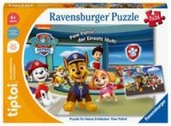 Cover-Bild zum Titel 'Ravensburger tiptoi Puzzle 00135 Puzzle für kleine Entdecker: Paw Patrol, Kinderpuzzle für Kinder ab 4 Jahren, für 1 Spieler' von ''