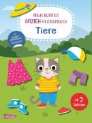 Cover-Bild zum Titel 'Mein buntes Anzieh-Stickerbuch: Tiere' von ''
